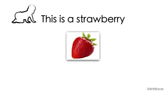 This is a strawberry
@BrittBarak
