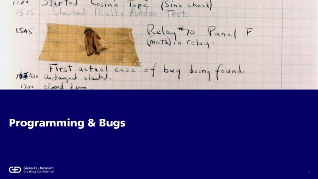 Programming & Bugs
8
