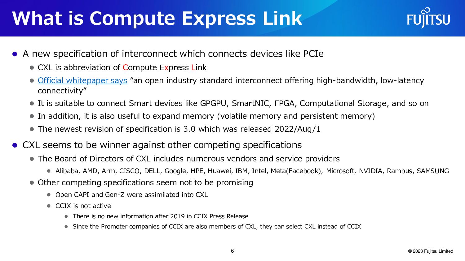 What is Compute Express Link (CXL)?