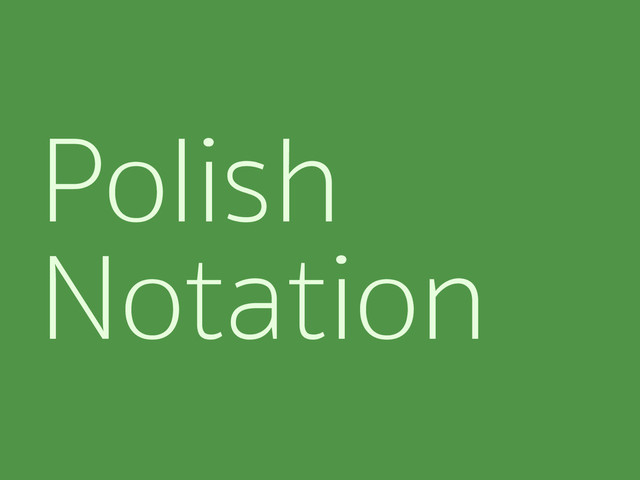 Polish
Notation
