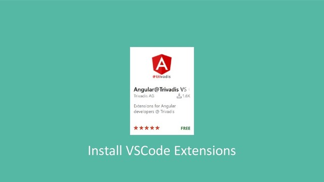 Install VSCode Extensions

