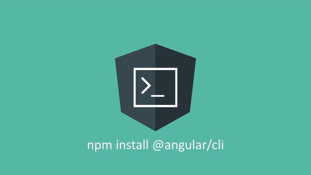 npm install @angular/cli
