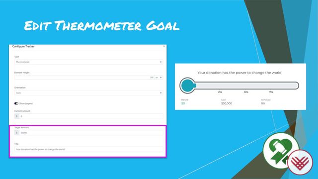Edit Thermometer Goal
