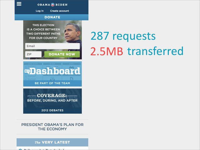 287	  requests
	  	  	  	  	  	  	  	  	  	  	  	  	  transferred	  
2.5MB
