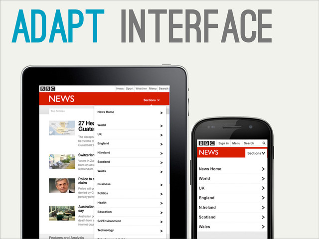 ADAPT interface
