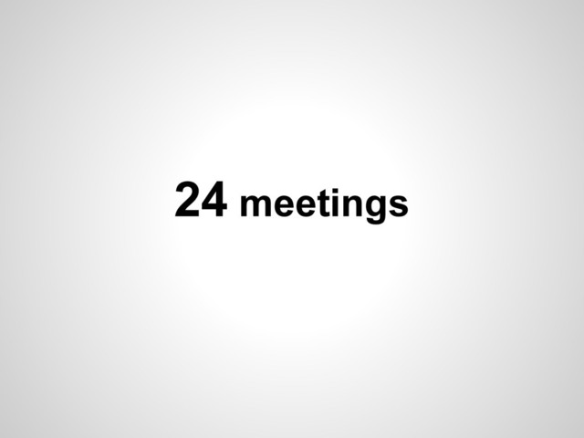 24 meetings
