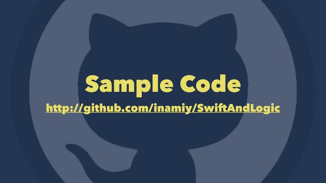 Sample Code 
http://github.com/inamiy/SwiftAndLogic
