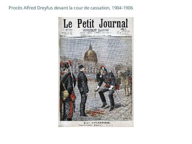 Procès Alfred Dreyfus devant la cour de cassation, 1904-1906
