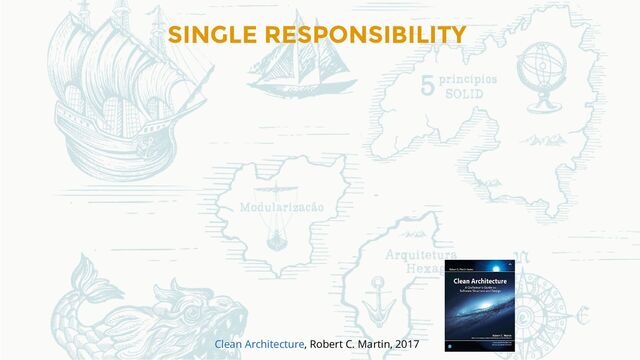 SINGLE RESPONSIBILITY
, Robert C. Martin, 2017
Clean Architecture
