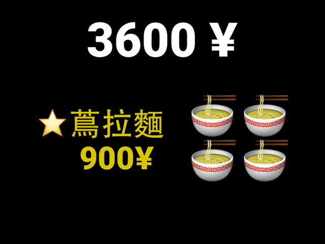 3600 ¥
蔦拉麵
900¥




⭐
