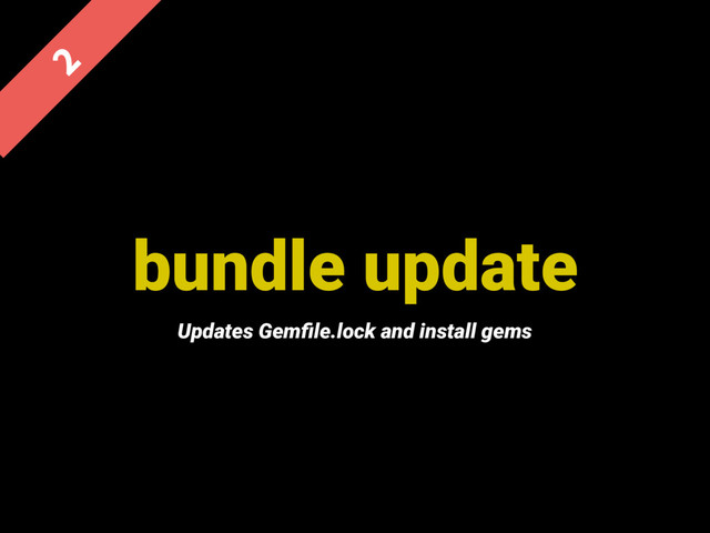 bundle update

Updates Gemﬁle.lock and install gems
