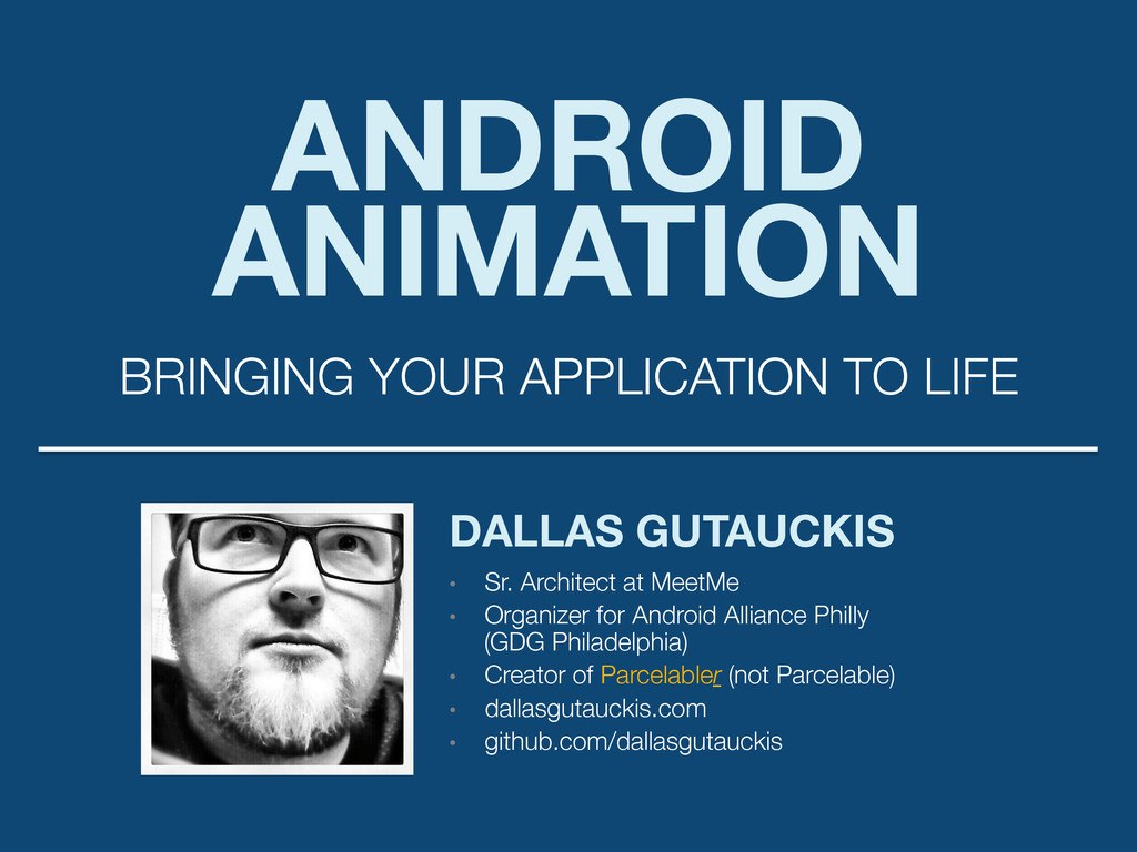 Android Animation - Speaker Deck