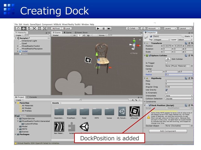 Creating Dock
DockPosition is added
