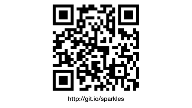 http://git.io/sparkles
