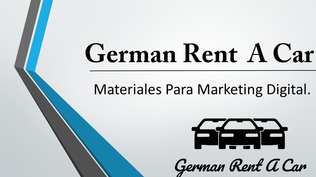 German Rent a Car Speaker Deck