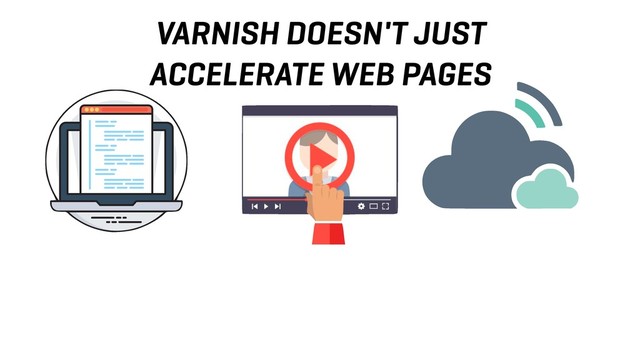 VARNISH DOESN'T JUST
ACCELERATE WEB PAGES

