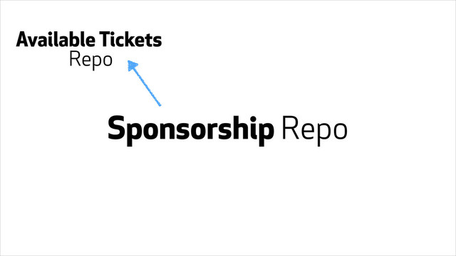 Sponsorship Repo
Available Tickets
Repo
