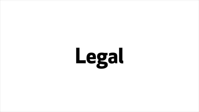 Legal
