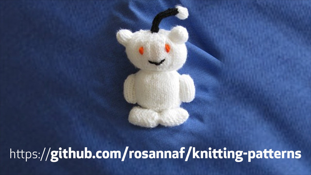 https://github.com/rosannaf/knitting-patterns
