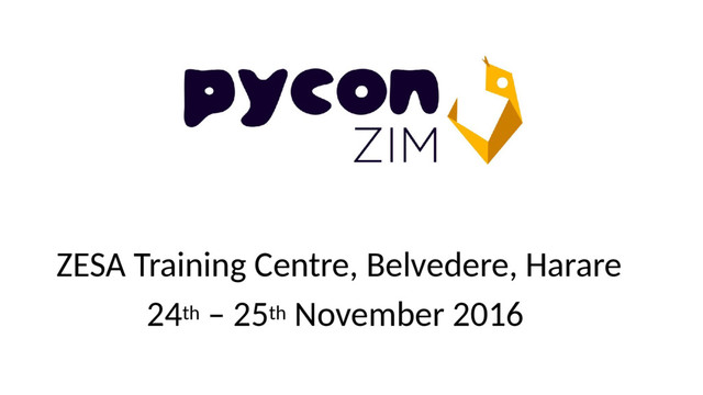 ZESA Training Centre, Belvedere, Harare
24th – 25th November 2016
