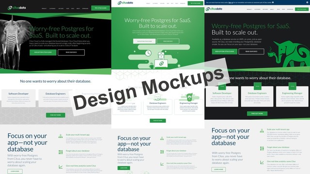 Claire Giordano | DevXcon 2018
Design Mockups
