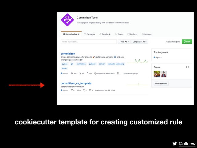 @clleew
cookiecutter template for creating customized rule
