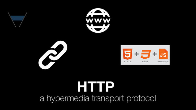 a hypermedia transport protocol
HTTP
