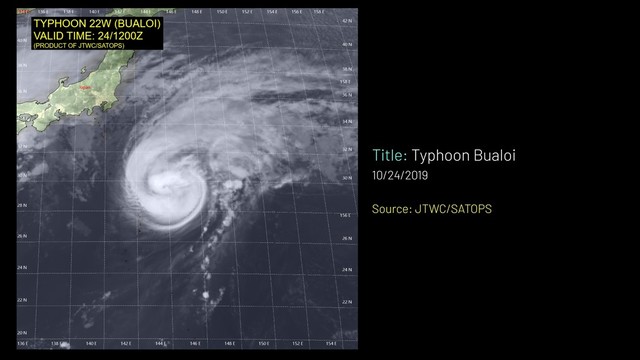 Title: Typhoon Bualoi
10/24/2019
Source: JTWC/SATOPS
