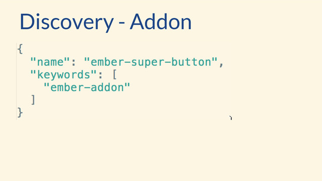 Discovery - Addon

