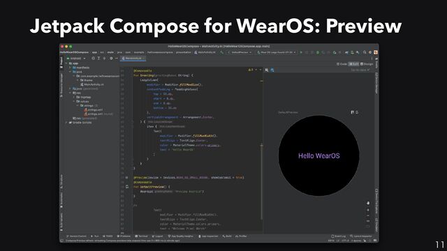 Jetpack Compose for WearOS: Preview

