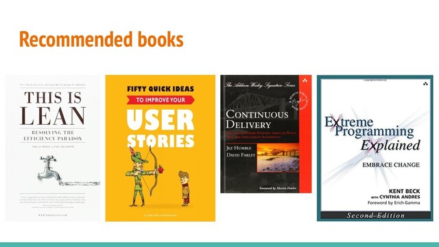 Recommended books
