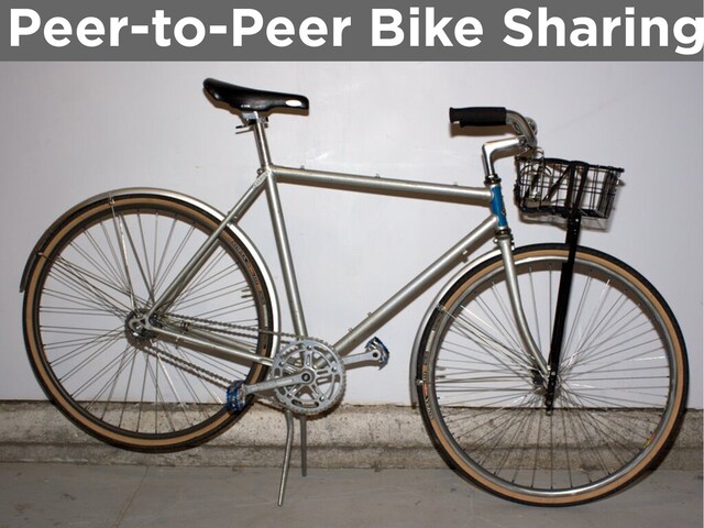 Peer-to-Peer Bike Sharing
