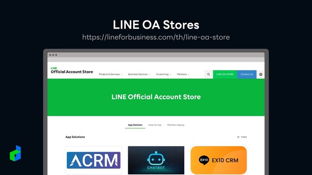 LINE OA Stores


https://lineforbusiness.com/th/line-oa-store
