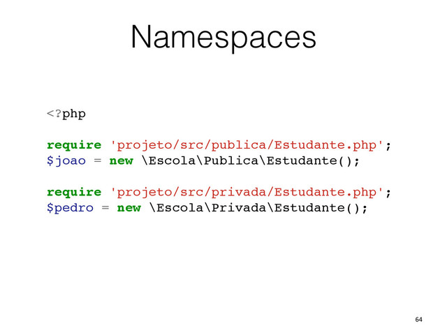 64
Namespaces

