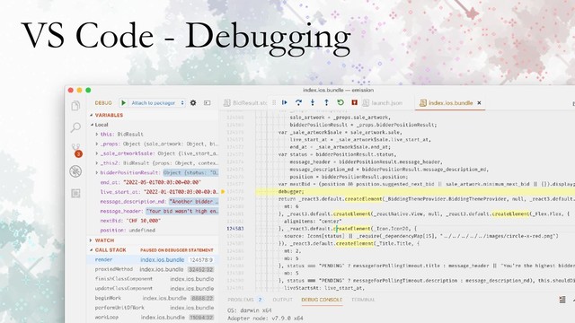 VS Code - Debugging

