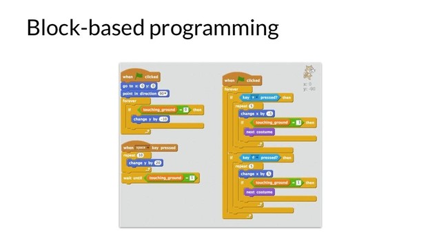 Block-based programming
