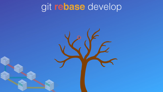 git rebase develop
