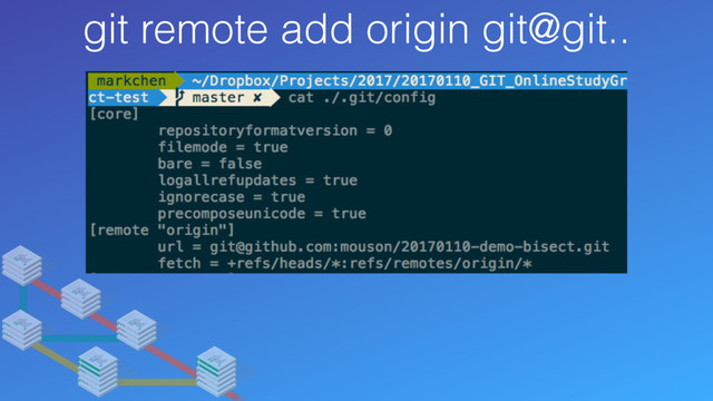 git remote add origin git@git..
