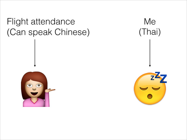  
Me
(Thai)
Flight attendance
(Can speak Chinese)
