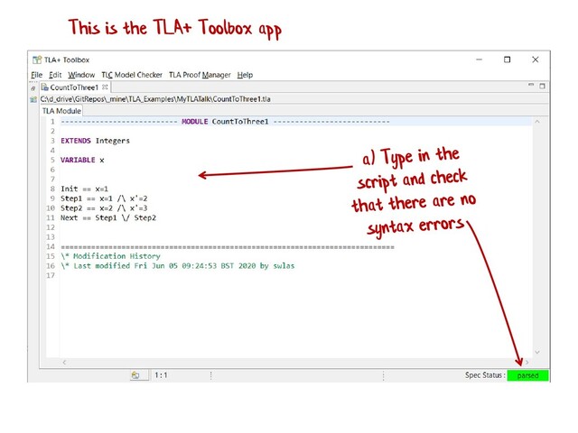 This is the TLA+ Toolbox app

