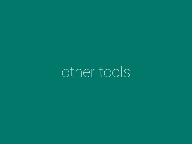 other tools
