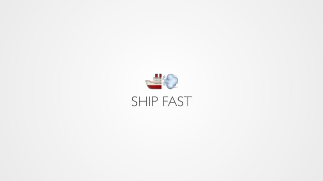 
SHIP FAST
