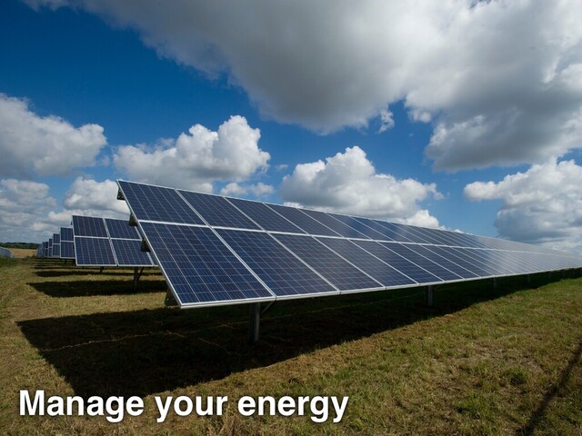 Manage your energy
