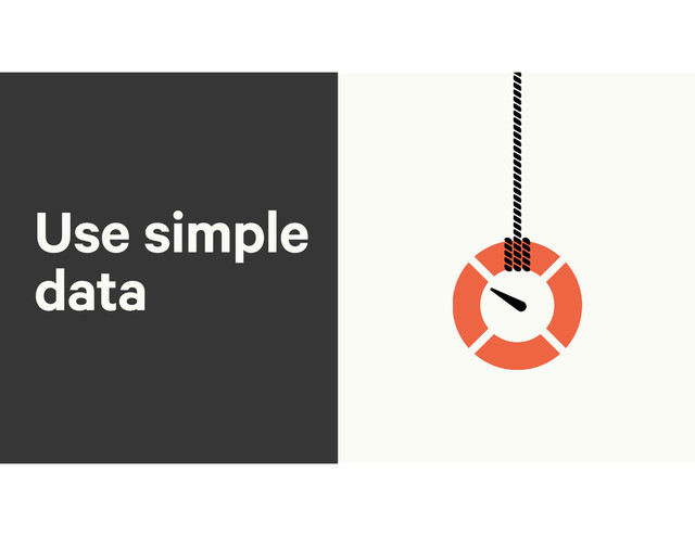 Use simple
data
