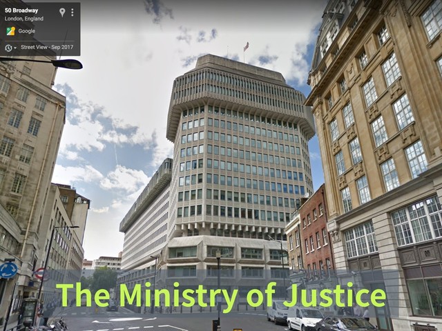 The Ministry of Justice
