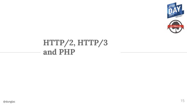 @dunglas
HTTP/2, HTTP/3
and PHP
15

