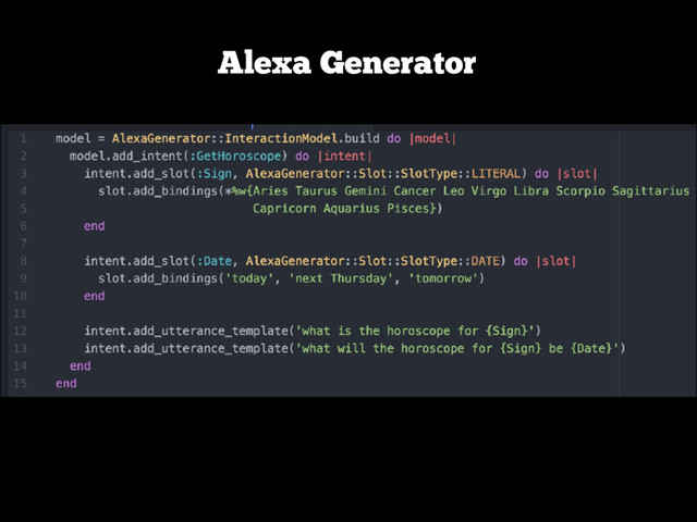 Alexa Generator
