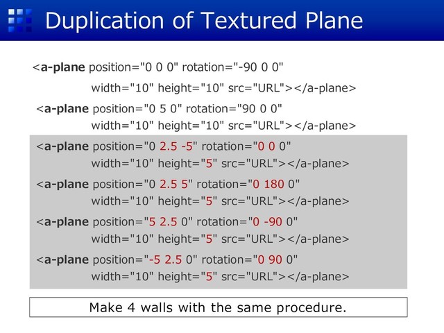 Duplication of Textured Plane






Make 4 walls with the same procedure.

