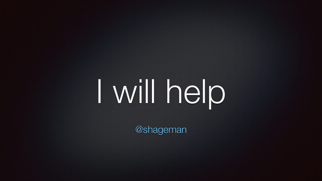 I will help
@shageman

