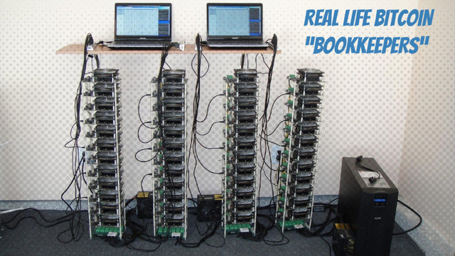 REAL LIFE BITCOIN
“BOOKKEEPERS”
